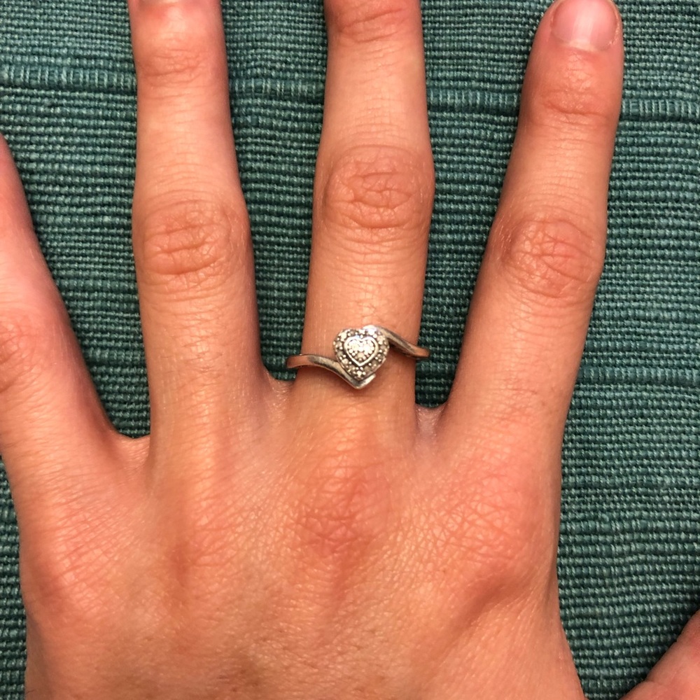 Silver Heart Ring
